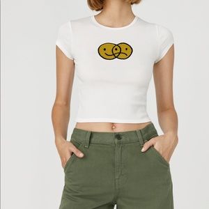 Reformation Mixed Emotions Baby Tee NWT